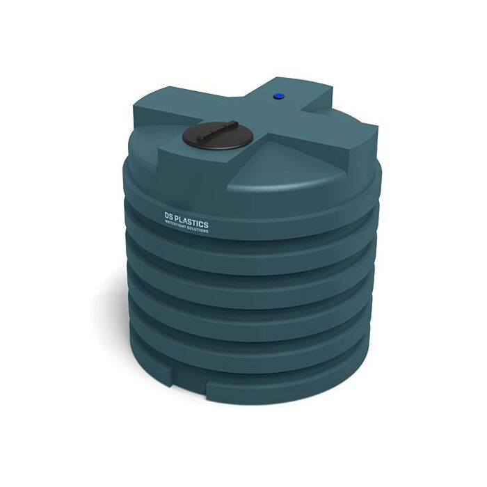 KUNSTSTOF WATERTANK BLAUW 4000L UVR VERTICAAL BASIC