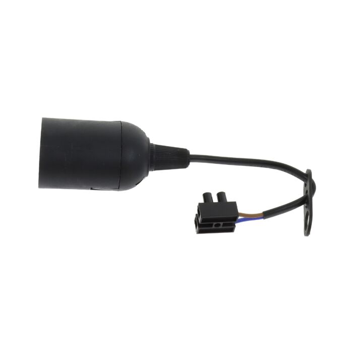Verhuisfitting E27 zwart 