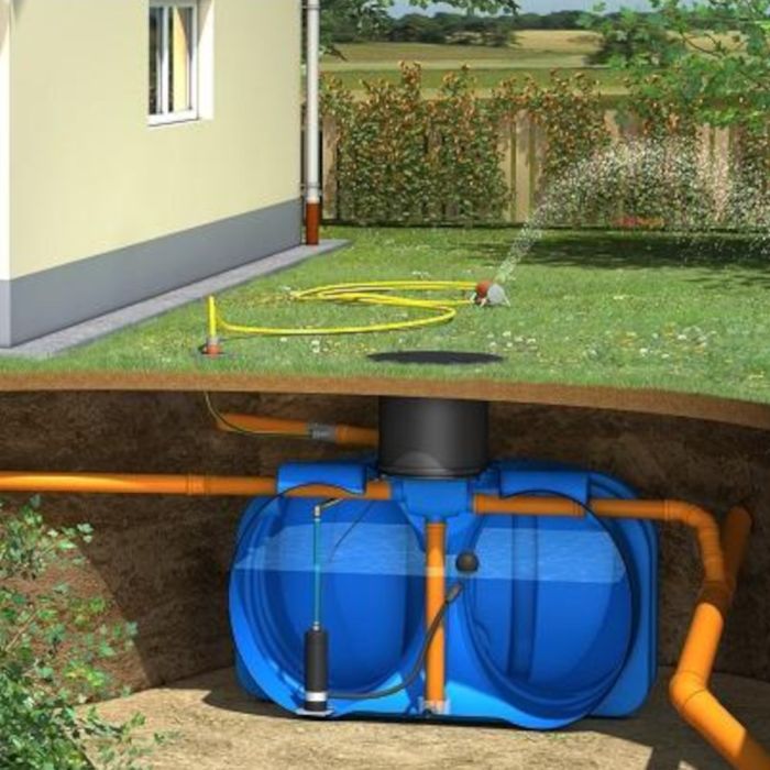 Slim Rain regenwater recuperatiepakket tuin + easy rain 7500