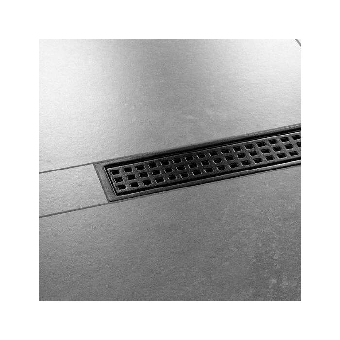Schluter KERDI-LINE-A SQUARE ZWART doucherooster
