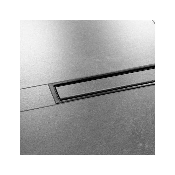 Schlüter KERDI-LINE-C FRAMED TILE ZWART doucherooster