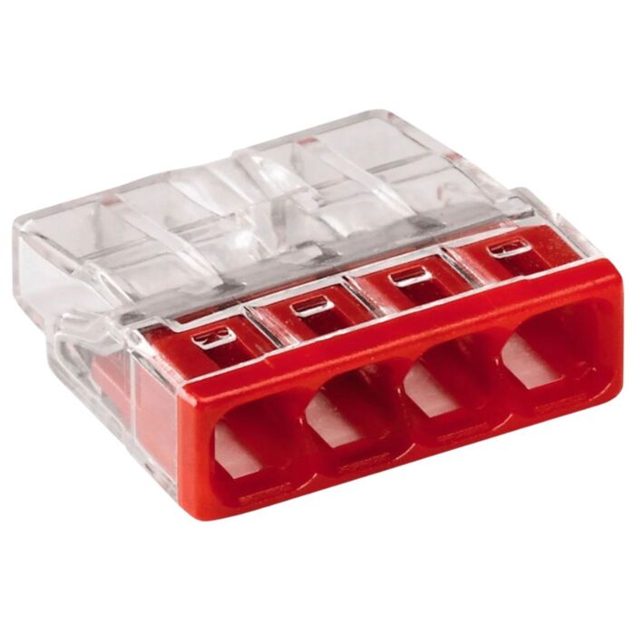 Wago Steekklem 4 x 0,5 - 2,5 mm² (100 st.)