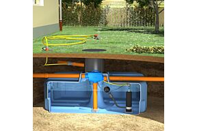 Slim Rain regenwater recuperatiepakket tuin + Easy Rain 3000
