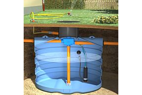 Slim Rain regenwater recuperatiepakket tuin + DS 4000l