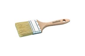 Platte verfborstel 70mm FSC hardhout rood