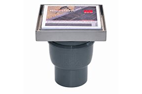 ACO Bluestone Inox Vloerafvoerput VERTICAAL