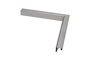 Bosscover Aluminium Dakrand Binnenhoek met Rubber