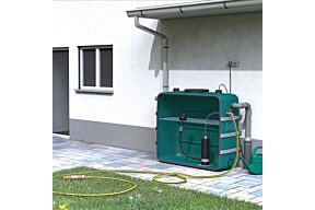 Bovengronds opbouw regenwater recuperatiepakket tuin 750 L