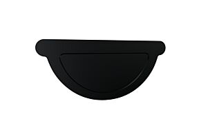 Metigla Dakgoot Sluitstuk 125/88 mm [RAL 9005]