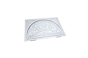 Aluminium kelderdeksel halve maan 50 x 30 cm [GESLOTEN]