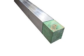 Koop Metsersprofiel Aluminium+Hout 66 x 66 mm x 3 meter