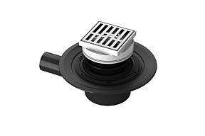 douche afvoer horizontaal