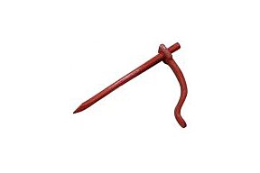 Polet Profielhaak 25 cm rood