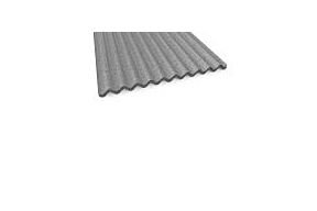 Golfplaat Vezelcement Natuurgrijs 1.83x1.09m